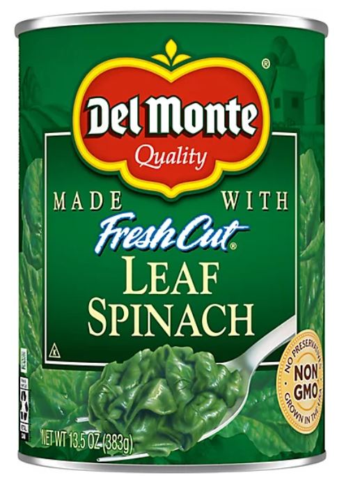 Canned Spinach