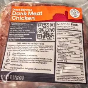 Diced Chicken
